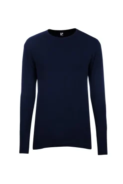 Best Alan Red Olbia t-shirt donkerblauw effen katoen