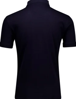 Best Barbour Sutton polo navy tailored fit korte mouw