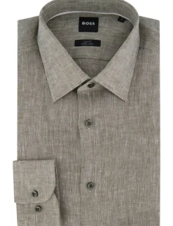 Best Hugo Boss Boss Black slim fit overhemd effen groen mouwlengte 7
