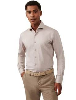 Best business overhemd beige Lange Mouw Overhemden|Zakelijke Overhemden