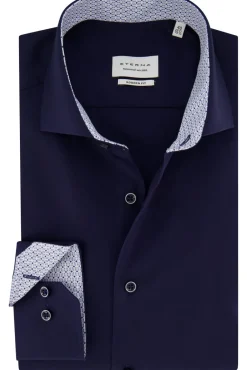 Best Eterna overhemd donkerblauw modern fit