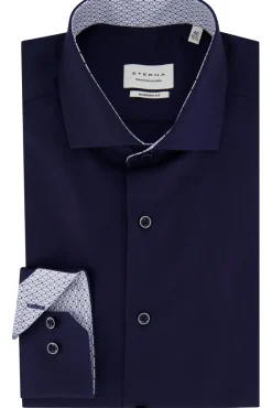 Best Eterna overhemd donkerblauw modern fit