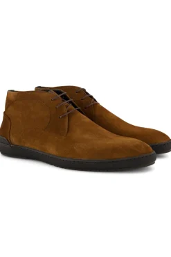 Best heren veterschoenen bruin effen suede veters Veterschoenen|Nette Schoenen