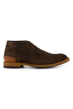 Best nette leren schoenen donkerbruin effen Veterschoenen|Nette Schoenen