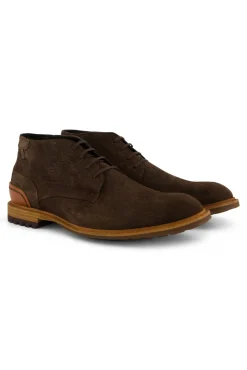 Best nette leren schoenen donkerbruin effen Veterschoenen|Nette Schoenen