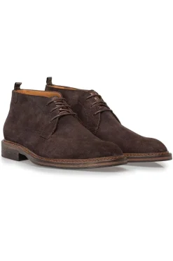 Best nette schoenen bruin effen leer Veterschoenen|Nette Schoenen