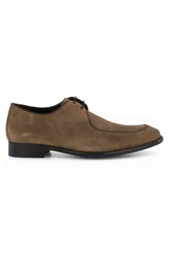 Best nette schoenen bruin effen leer Veterschoenen|Nette Schoenen