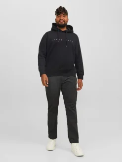 Clearance Jack & Jones sweater zwart relaxed fit