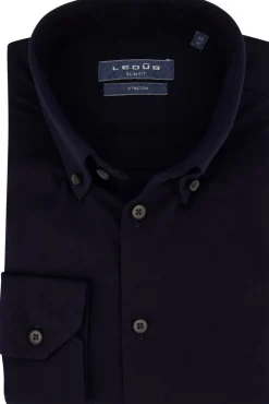 Best business overhemd slim fit donkerblauw Lange Mouw Overhemden|Casual Overhemden