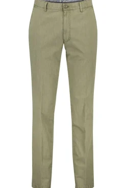 Best chino Madison olijfgroen effen Pantalons