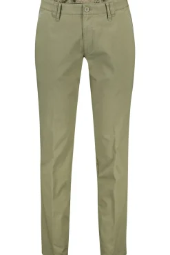 Best chino olijfgroen model Meran Katoenen Broeken|Pantalons