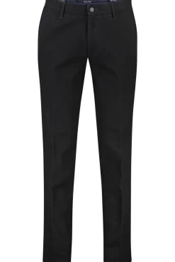 Best katoenen broek Madison zwart effen Katoenen Broeken|Pantalons