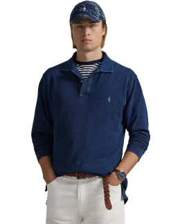 Best Polo Ralph Lauren Big & Tall polo lange mouw navy