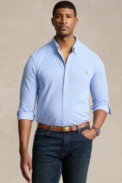 Best Big & Tall knitted oxford overhemd Lange Mouw Overhemden|Casual Overhemden